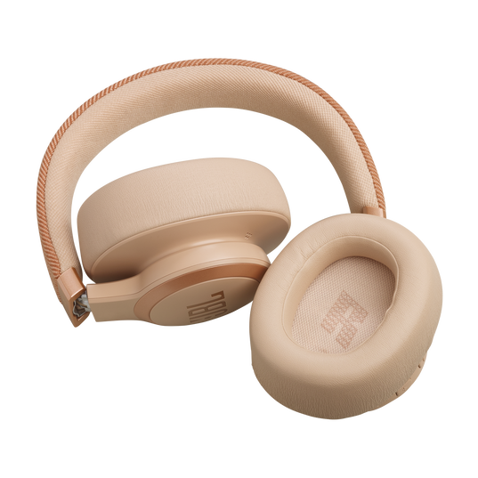 JBL Live 770NC - Sandstone - Wireless Over-Ear Headphones with True Adaptive Noise Cancelling - Detailshot 1